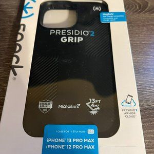 Speck Presidio2 Grip Hard Shell Case for iPhone 13 Pro Max /12 Pro Max Black NEW
